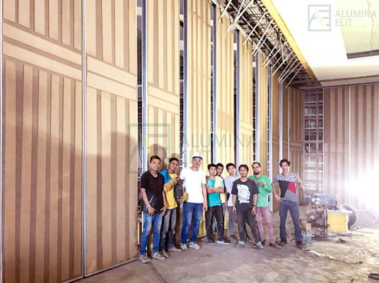 Хорошая цена. Перегородка передвижная с индивидуальным дизайном, с использованием МДФ-магниевой плиты 9 мм и оцинкованного квадратного трубчатого каркаса для гостиниц онлайн