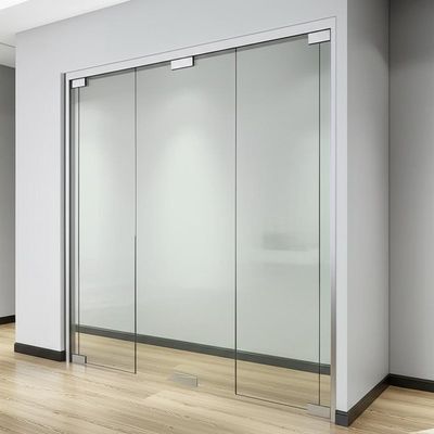Хорошая цена. Single Glazed Aluminium Frame Glass Partition Wall with Sound Insulation 30-42dB and Top Supported Manually Operated Design онлайн